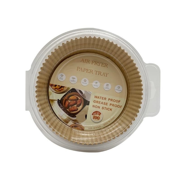 100 Air Fryer Disposable Non-Stick Oil Proof Waterproof Baking Paper Liners - Picture 2 of 10